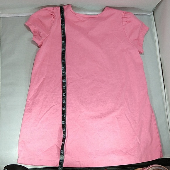 Hanna Andersson, size 12 pink short sleeve bunny spring top - Picture 2 of 2